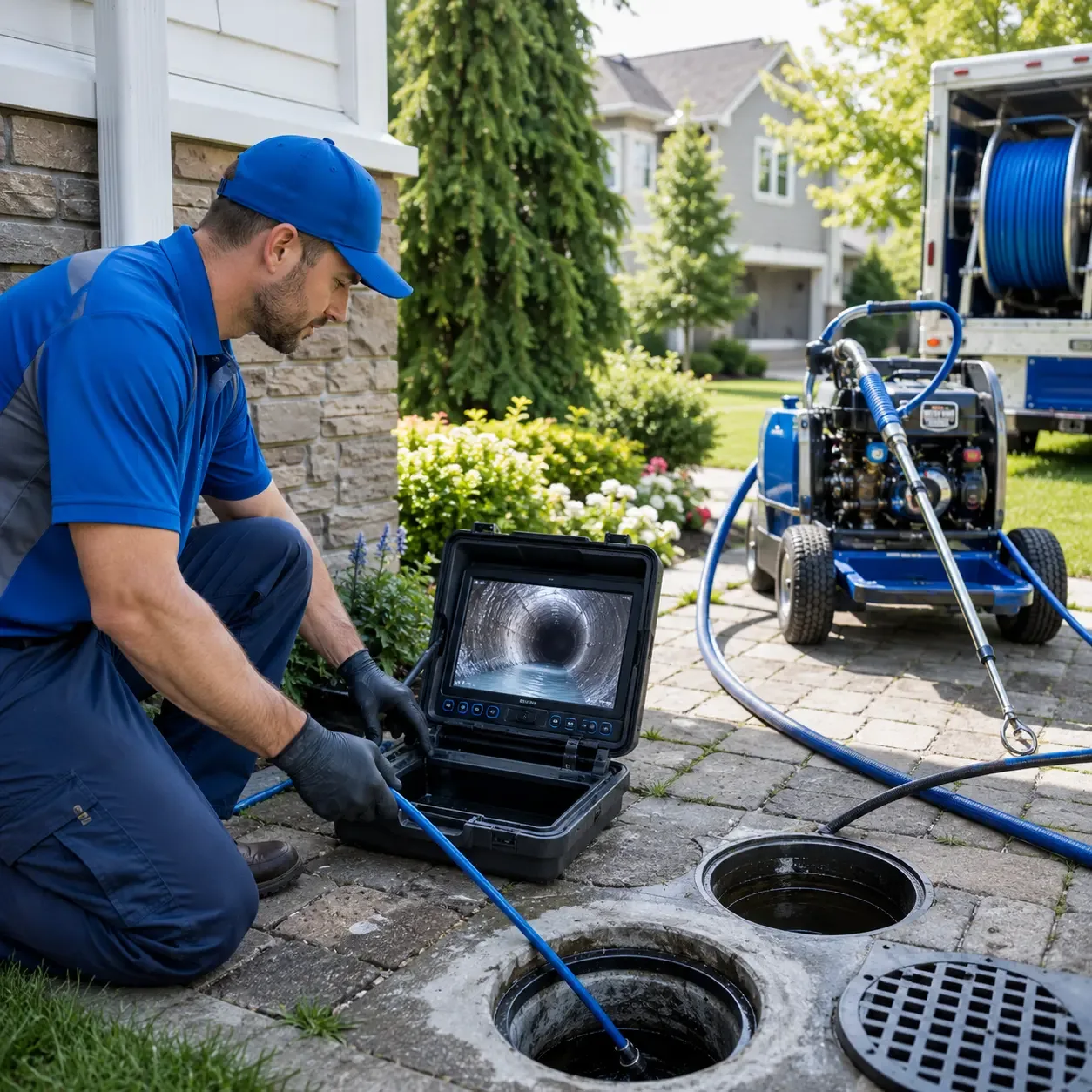 Outdoor drain cleaning professionals serving East Wallingford, VT